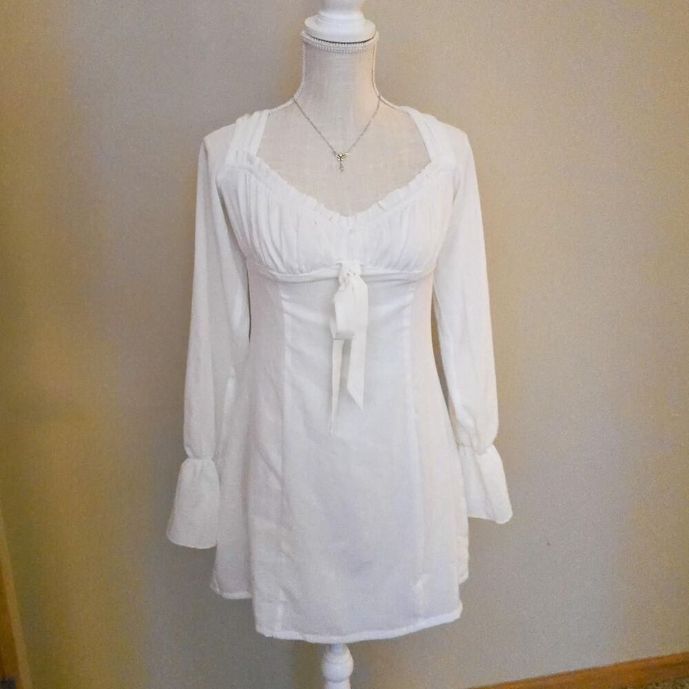 Tiger-mist Women's White Dress